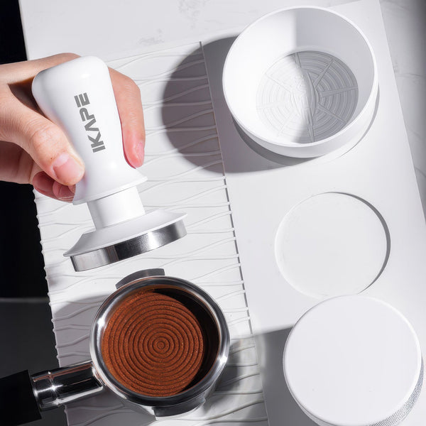 Espresso White Tamper & Distributor