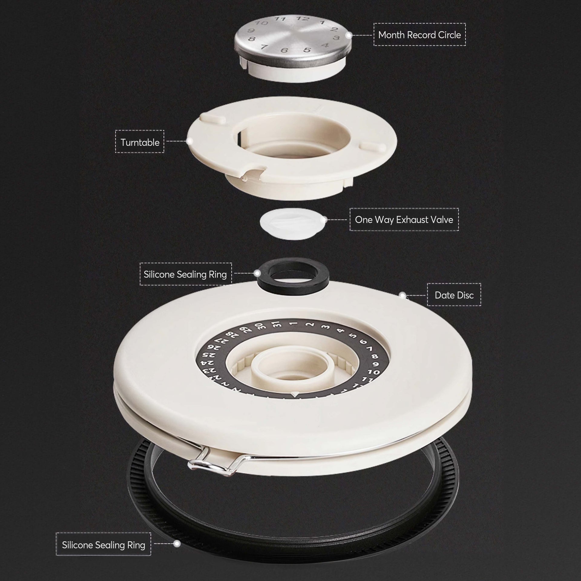 Airtight Coffee Bean Storage Canister