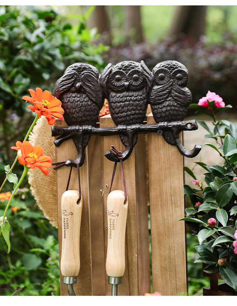 Cast Iron Owl Hook VagabondVintage