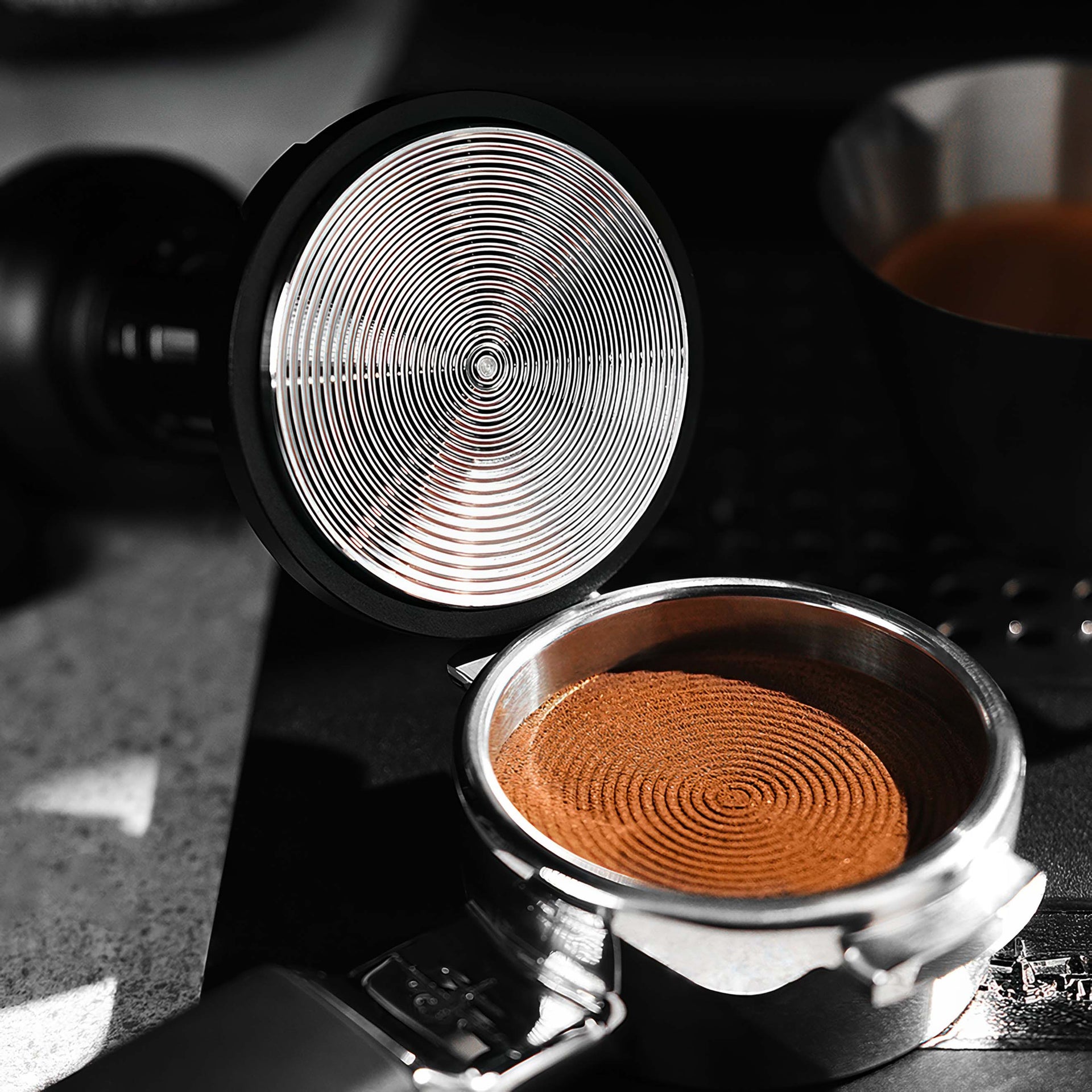 YU-Series Force Impact Espresso Tamper
