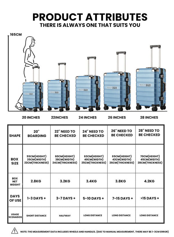 The Draynor™ Luxe Suitcase by Camel Mountain – Available in 20