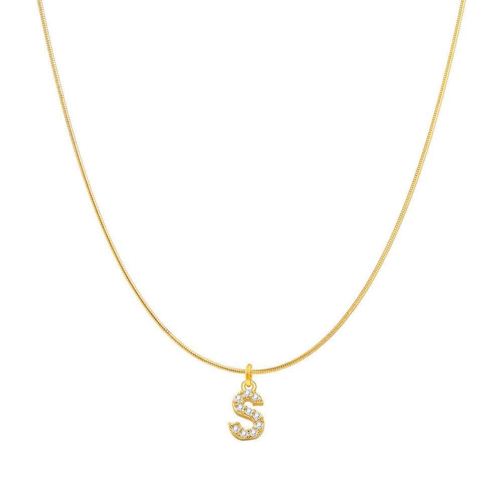 Fashion Personality Round Snake Clavicle Chain Female