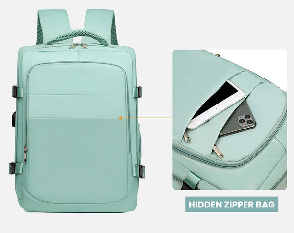 The Pyrion™ Turbo Backpack by Camel Mountain –  35L, Fits Up To 16