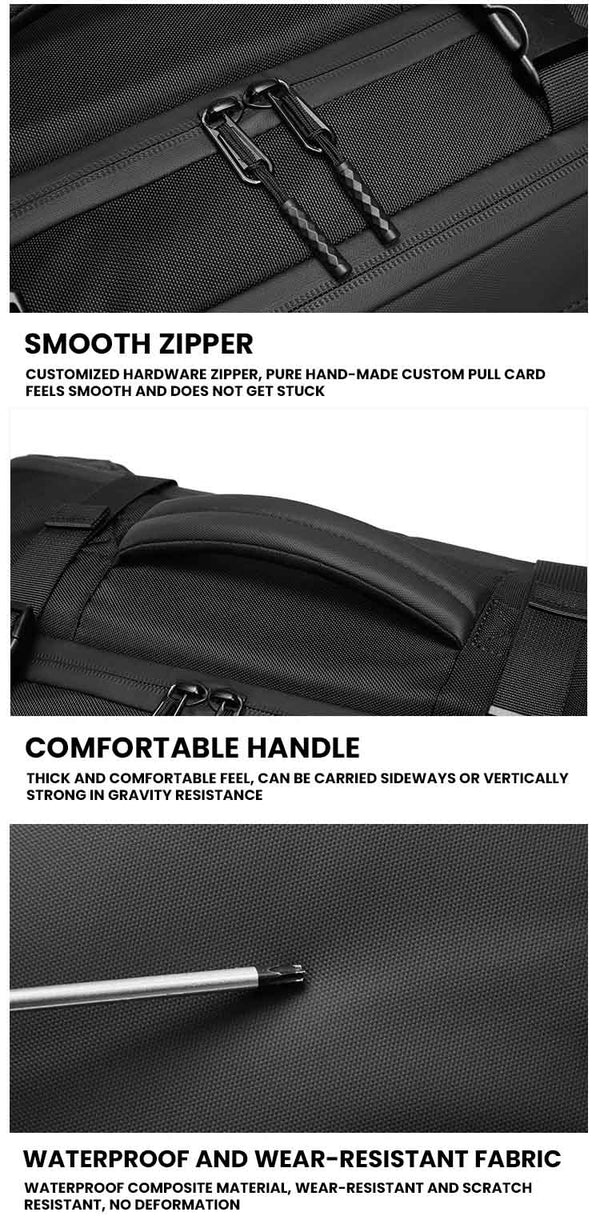 The Quanta™ ProX Vacuum Backpack by Camel Mountain – 35L, Fits Up to 16