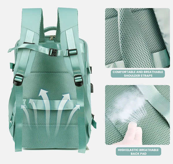 The Pyrion™ Turbo Backpack by Camel Mountain –  35L, Fits Up To 16