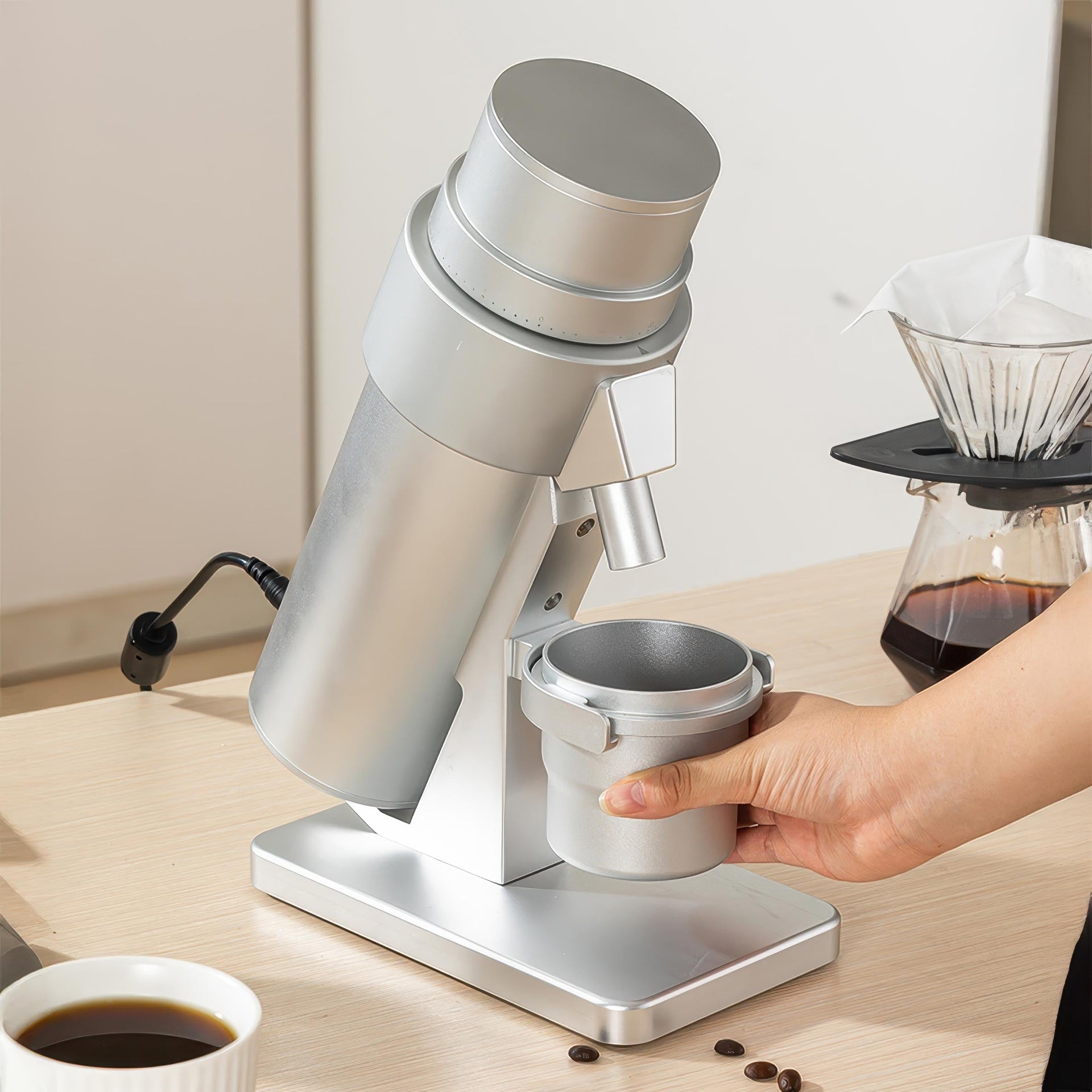 STARSEEKER Explorer Edge+ Electric Coffee Grinder — 63mm Titanium Burr