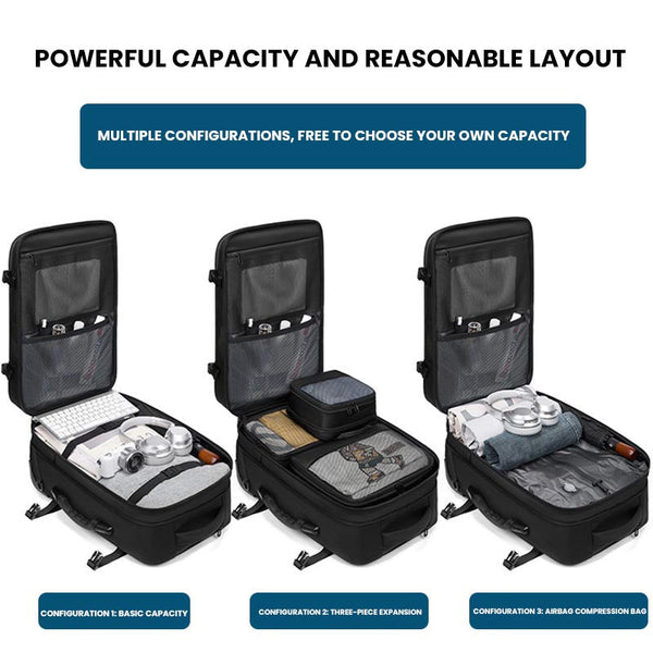 The Nexa™ Turbo Vacuum Backpack by Camel Mountain – 55L, Fits Up To 17