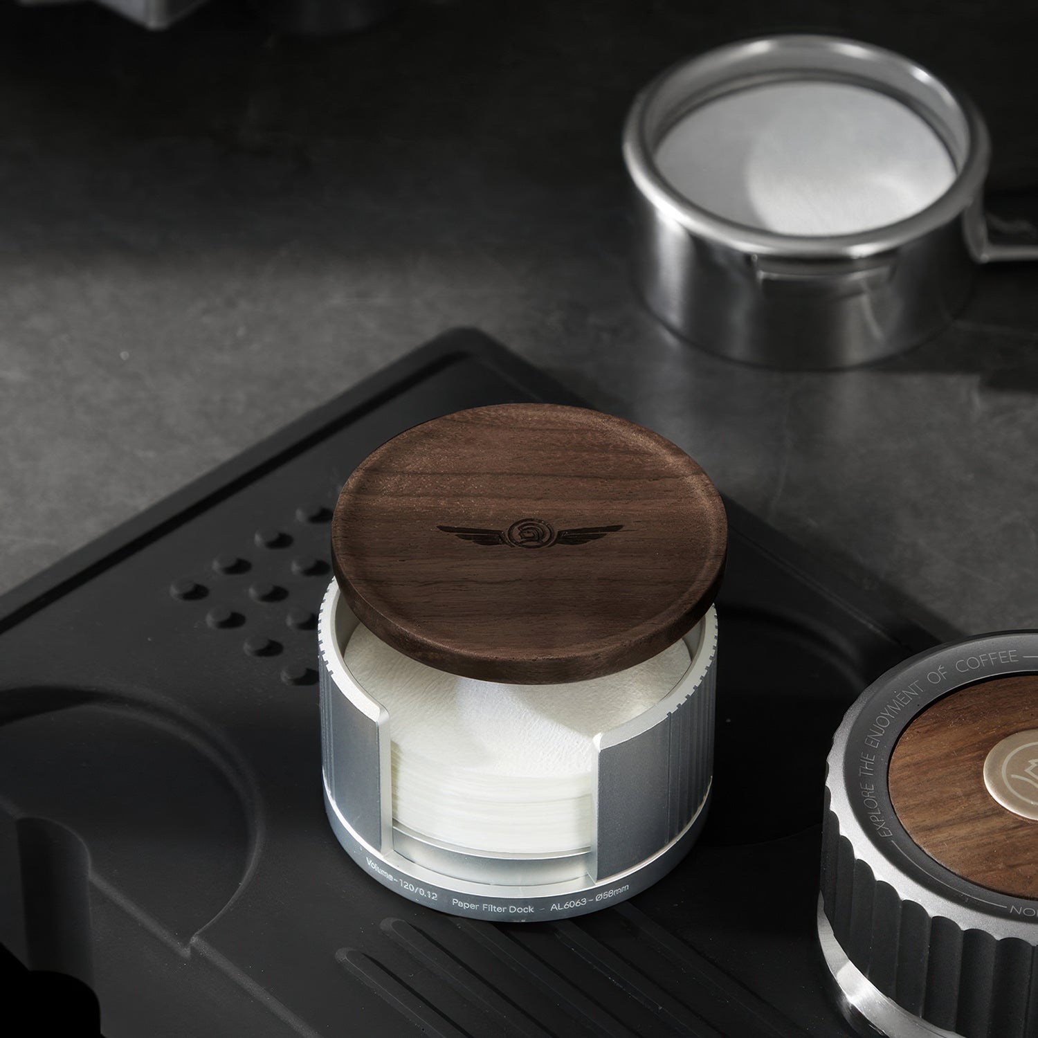 Aluminum Espresso Filter Paper Holder