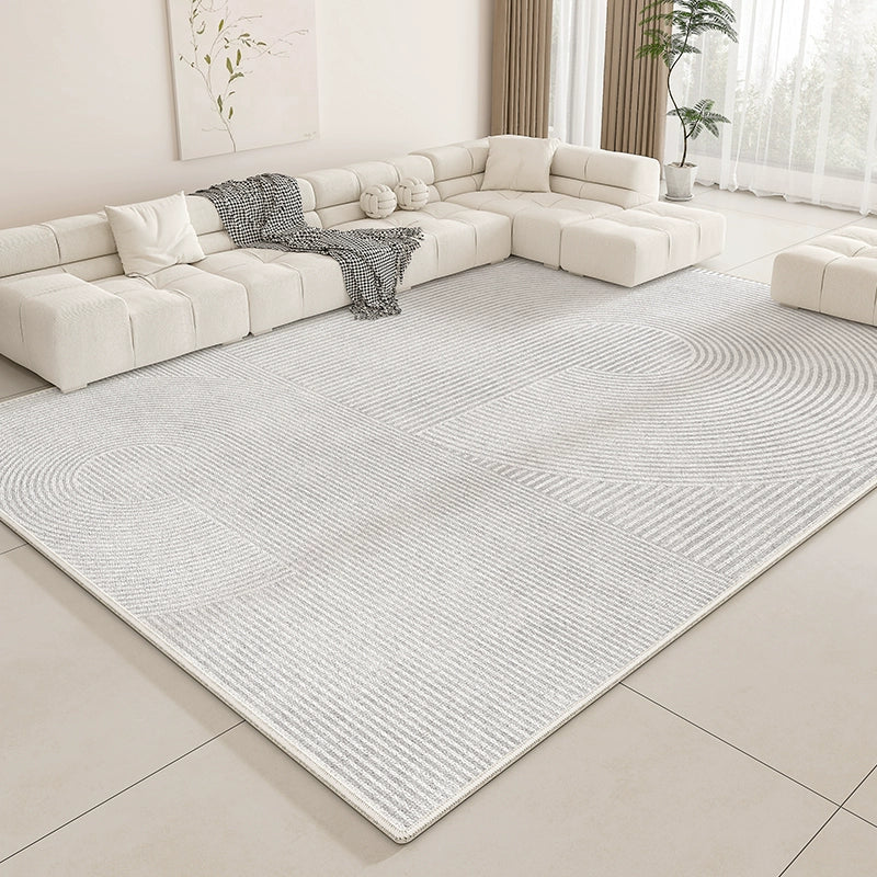 Cream Style Washable Erasable Waterproof Bedroom Classy Carpet