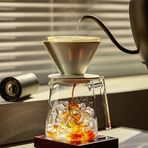 V60 Ceramic Pour Over Coffee Dripper with Sharing Pot