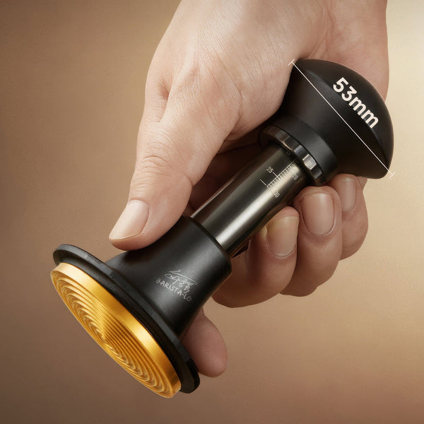 Titanium Spring-Loaded Espresso Tamper