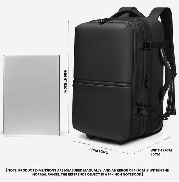 The Nexa™ Turbo Vacuum Backpack by Camel Mountain – 55L, Fits Up To 17