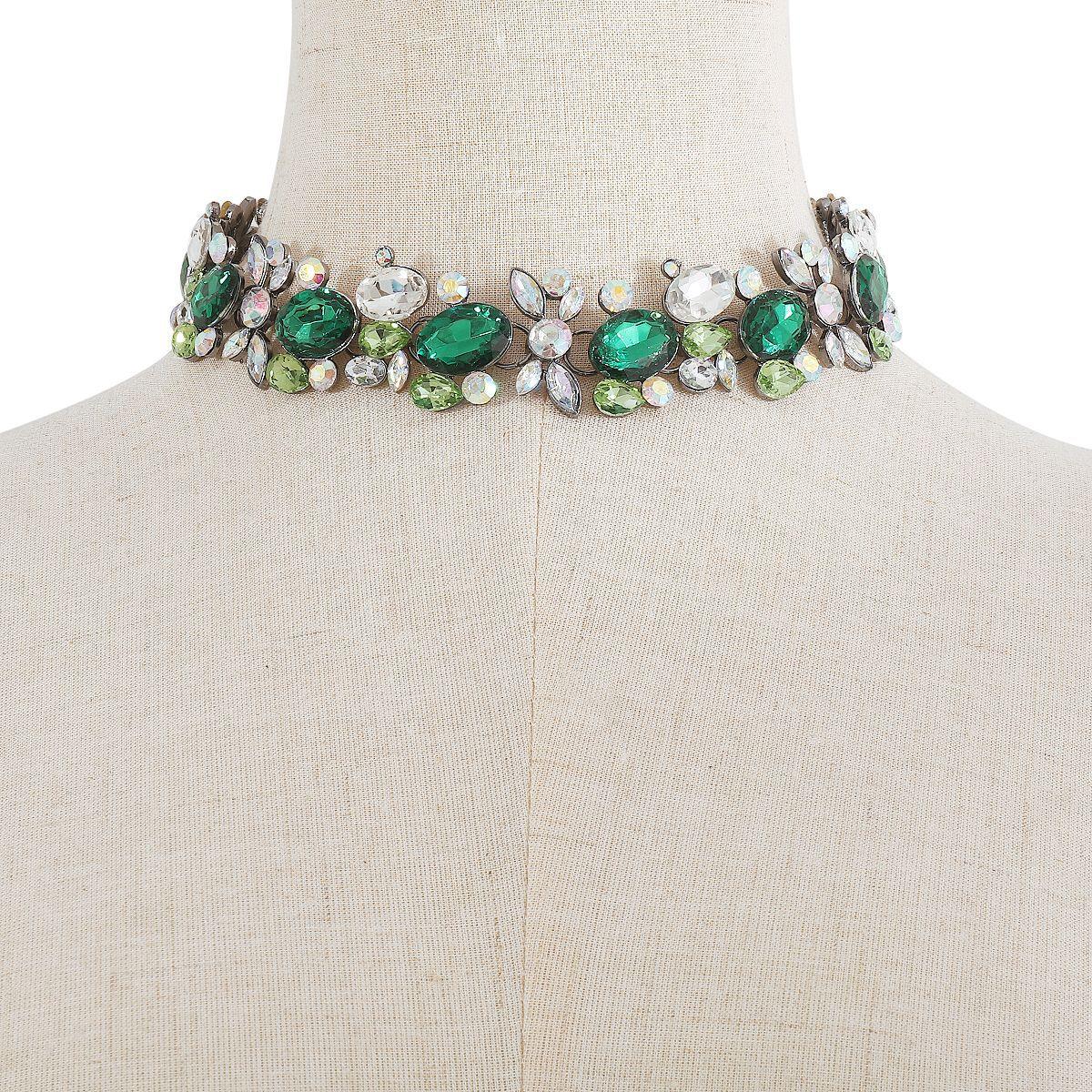 Temperamental Minority Imitation Diamond Popular Necklace Light Luxury Heavy Industry Alloy Clavicle Chain