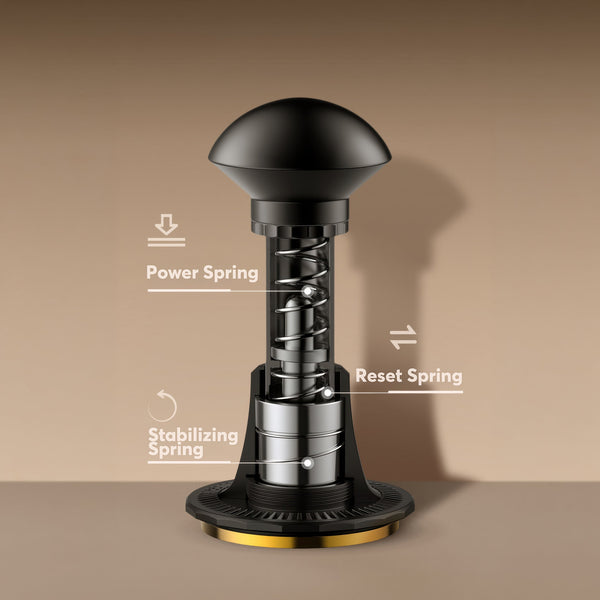 Titanium Spring-Loaded Espresso Tamper