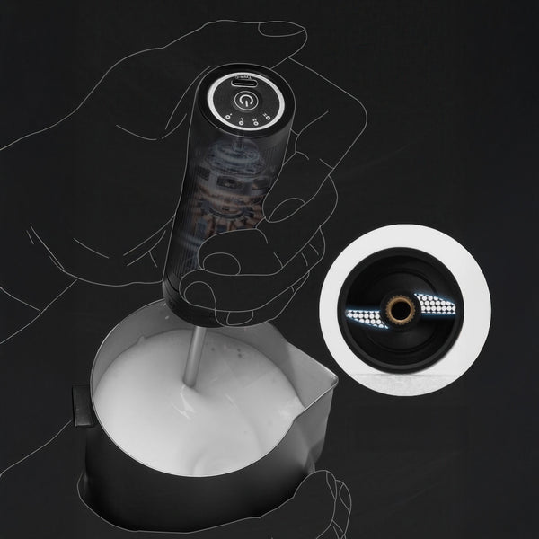 Electric Handheld Milk Frother Rechargeable