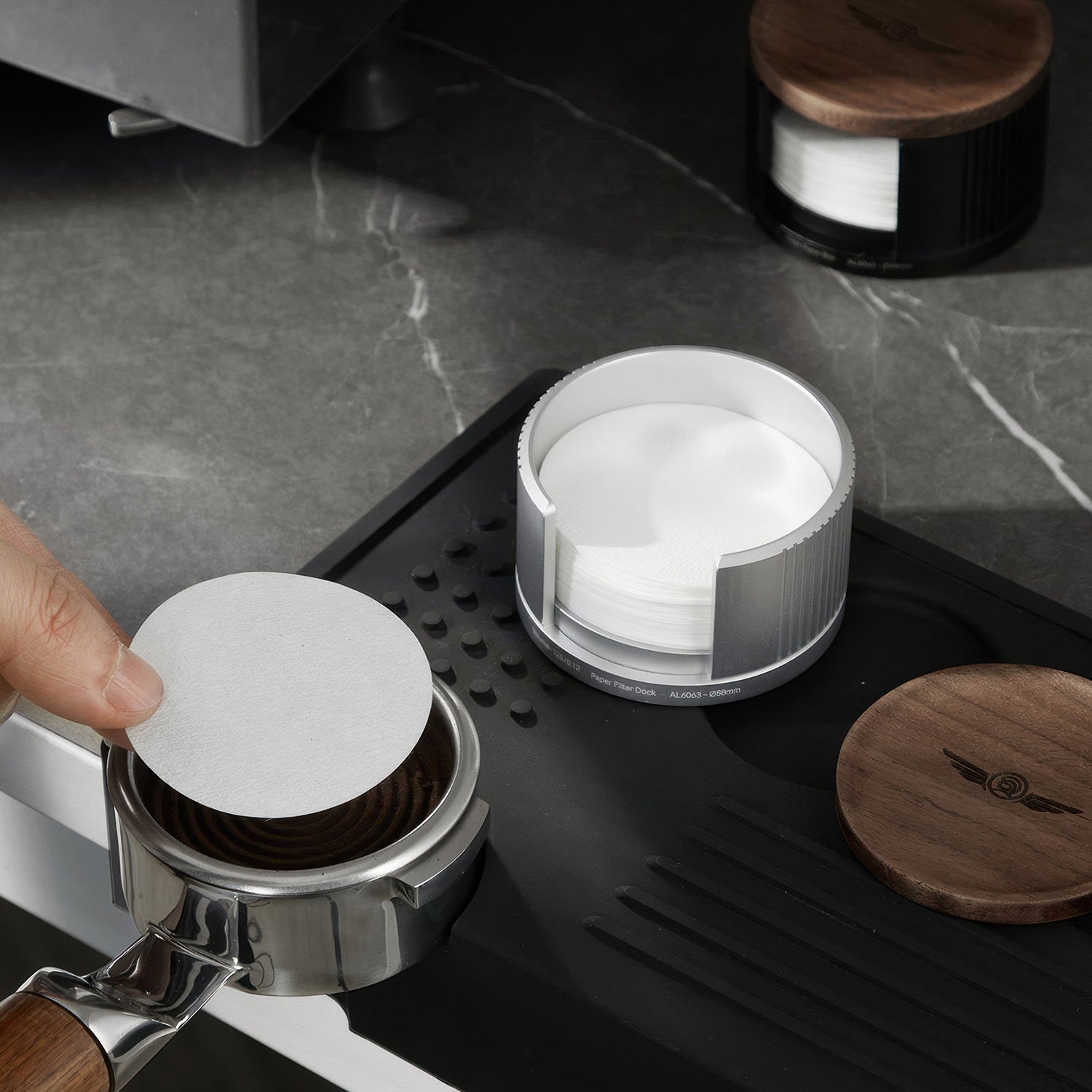 Aluminum Espresso Filter Paper Holder