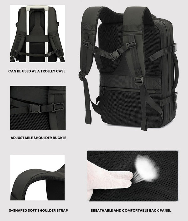 The Ytrion™ Advanced Vacuum Backpack by Camel Mountain –  45L, Fits Up To 16