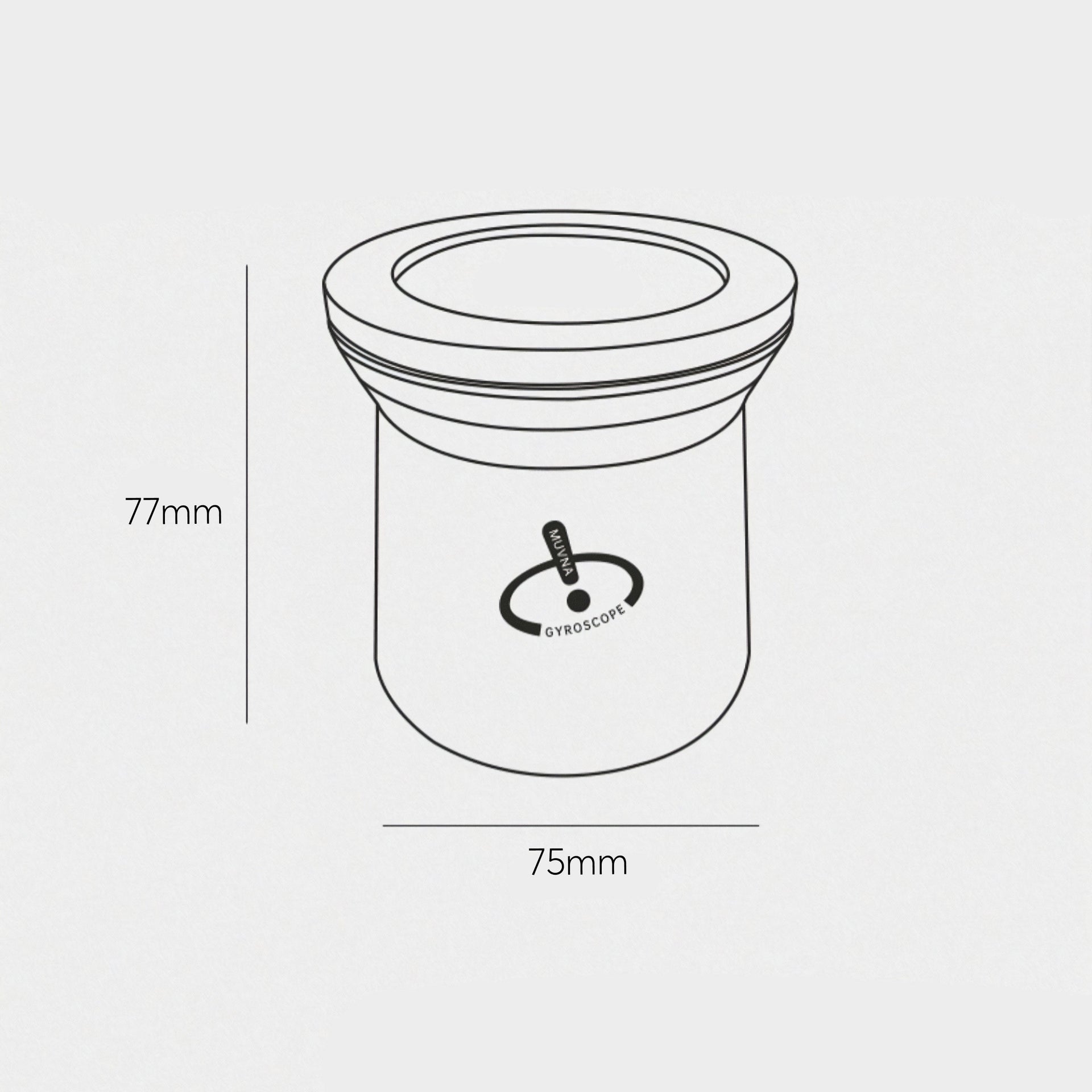 Stainless Steel Magnetic Dosing Cup 58MM