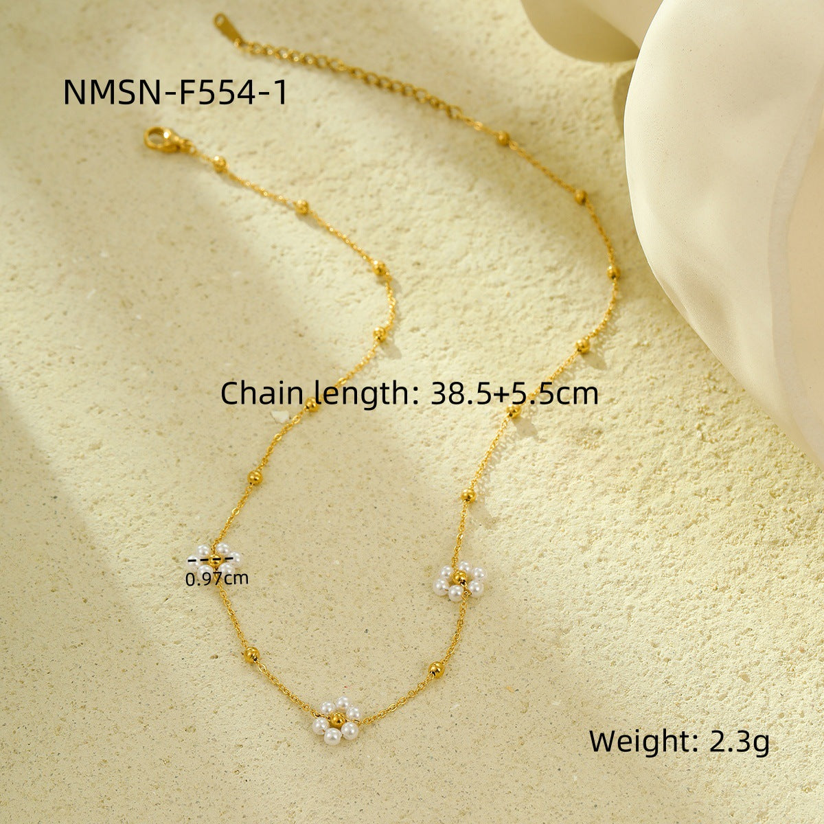 Light Luxury Necklace Fashionable Floral Clavicle Chain Small Fresh High Grade Embellished Necklace Necklace Women