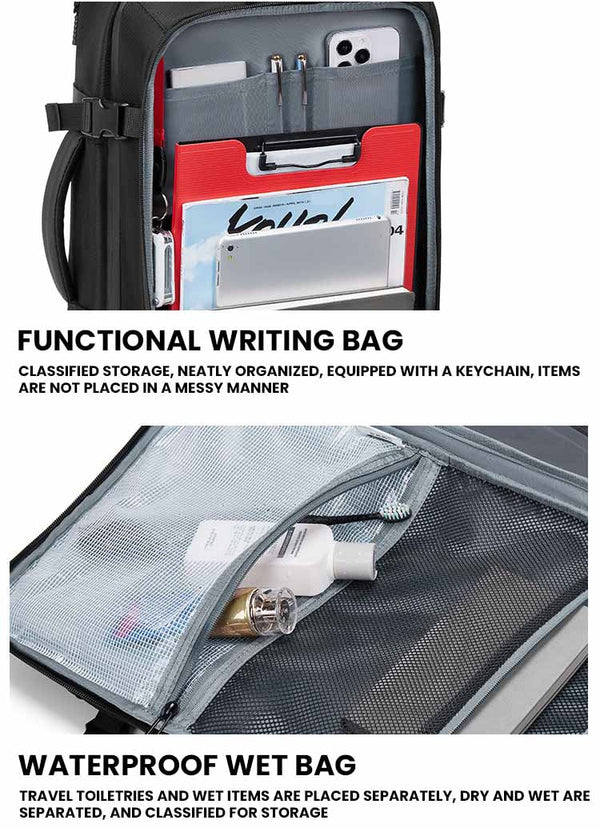 The Quanta™ ProX Vacuum Backpack by Camel Mountain – 35L, Fits Up to 16