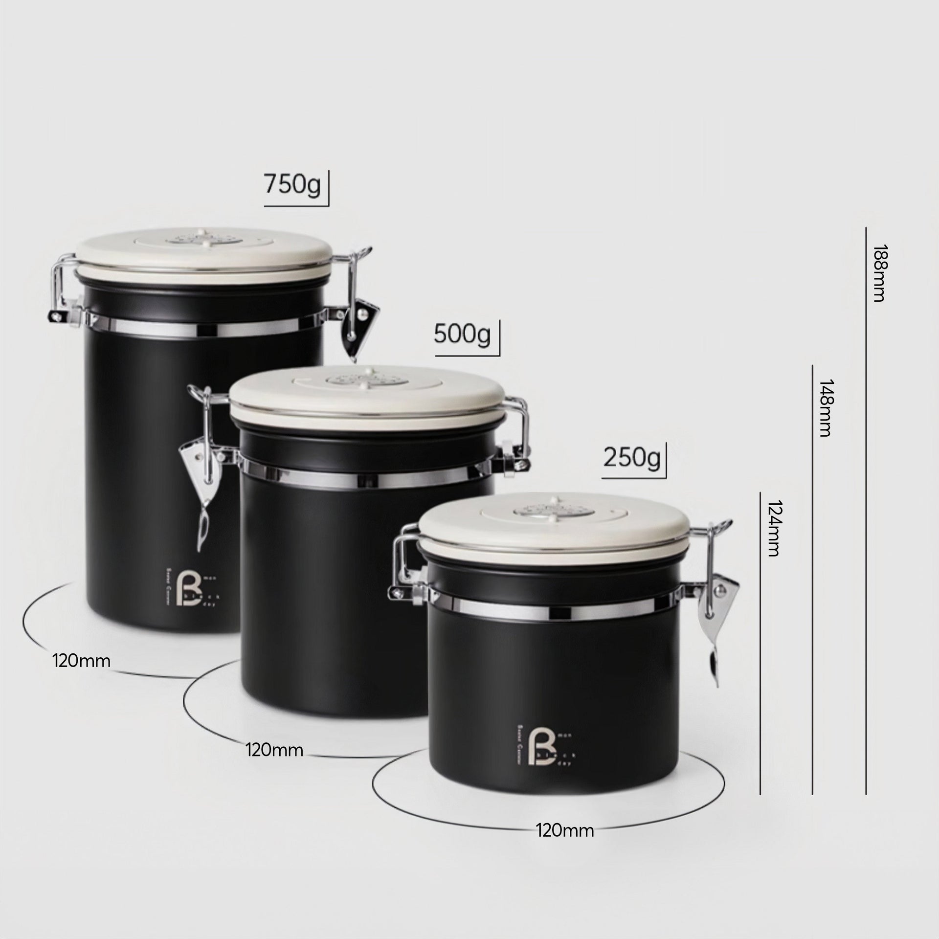 Airtight Coffee Bean Storage Canister