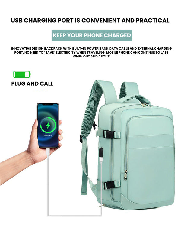 The Pyrion™ Turbo Backpack by Camel Mountain –  35L, Fits Up To 16