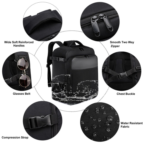 The Zyphron™ Elite Backpack by Camel Mountain –  35L, Fits Up To 16