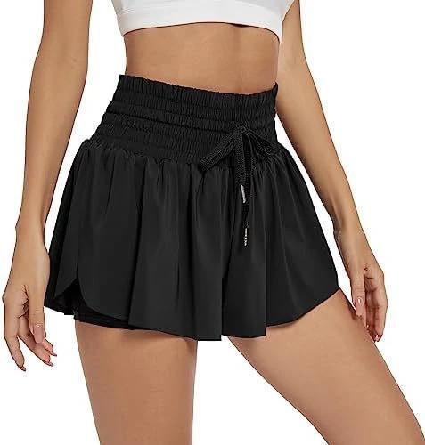 Women's Solid Color Elegant Sports High Waist Shorts