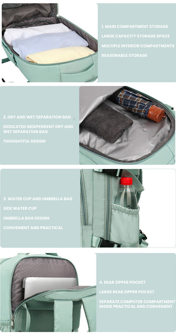 The Pyrion™ Turbo Backpack by Camel Mountain –  35L, Fits Up To 16