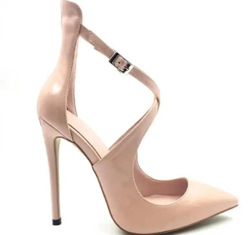 Women's Shoes Cross Strap Stiletto Heel