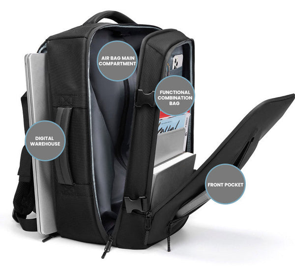 The Quanta™ ProX Vacuum Backpack by Camel Mountain – 35L, Fits Up to 16