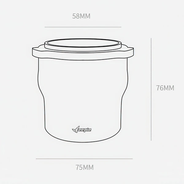 Coffee Dosing Cup Three-Ear Anti-Static