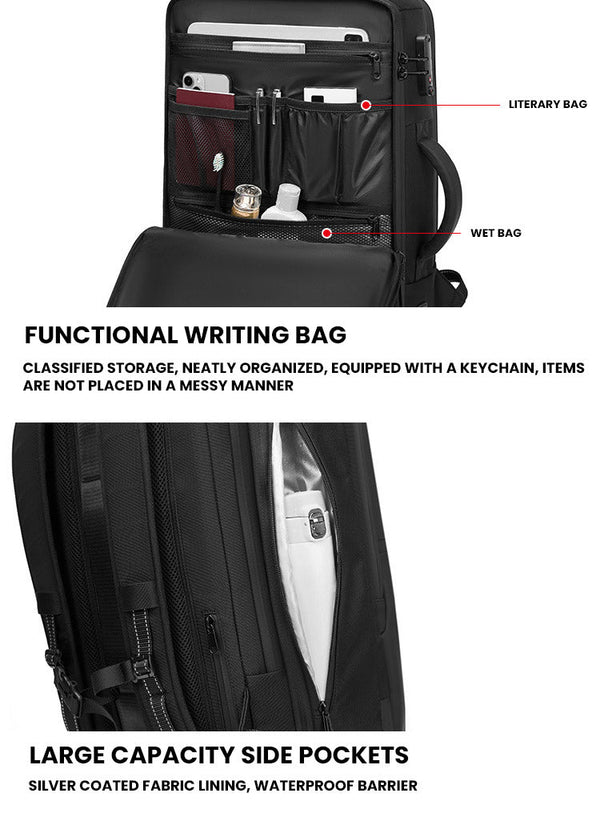 The Aerithon™ Max Backpack by Camel Mountain – 55L, Fits Up To 17