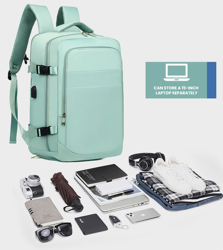 The Pyrion™ Turbo Backpack by Camel Mountain –  35L, Fits Up To 16