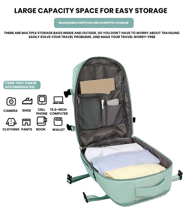 The Pyrion™ Turbo Backpack by Camel Mountain –  35L, Fits Up To 16