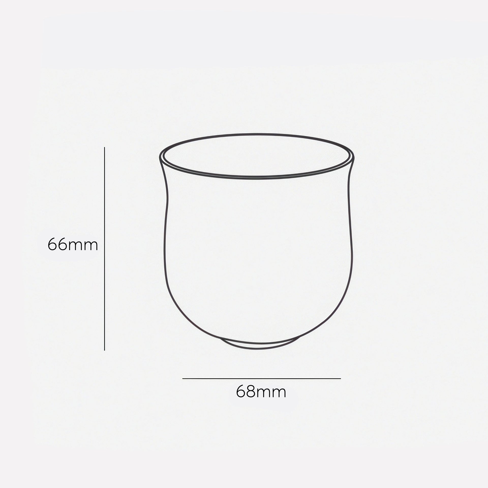 Ceramic Coffee Aroma Tasting Cup