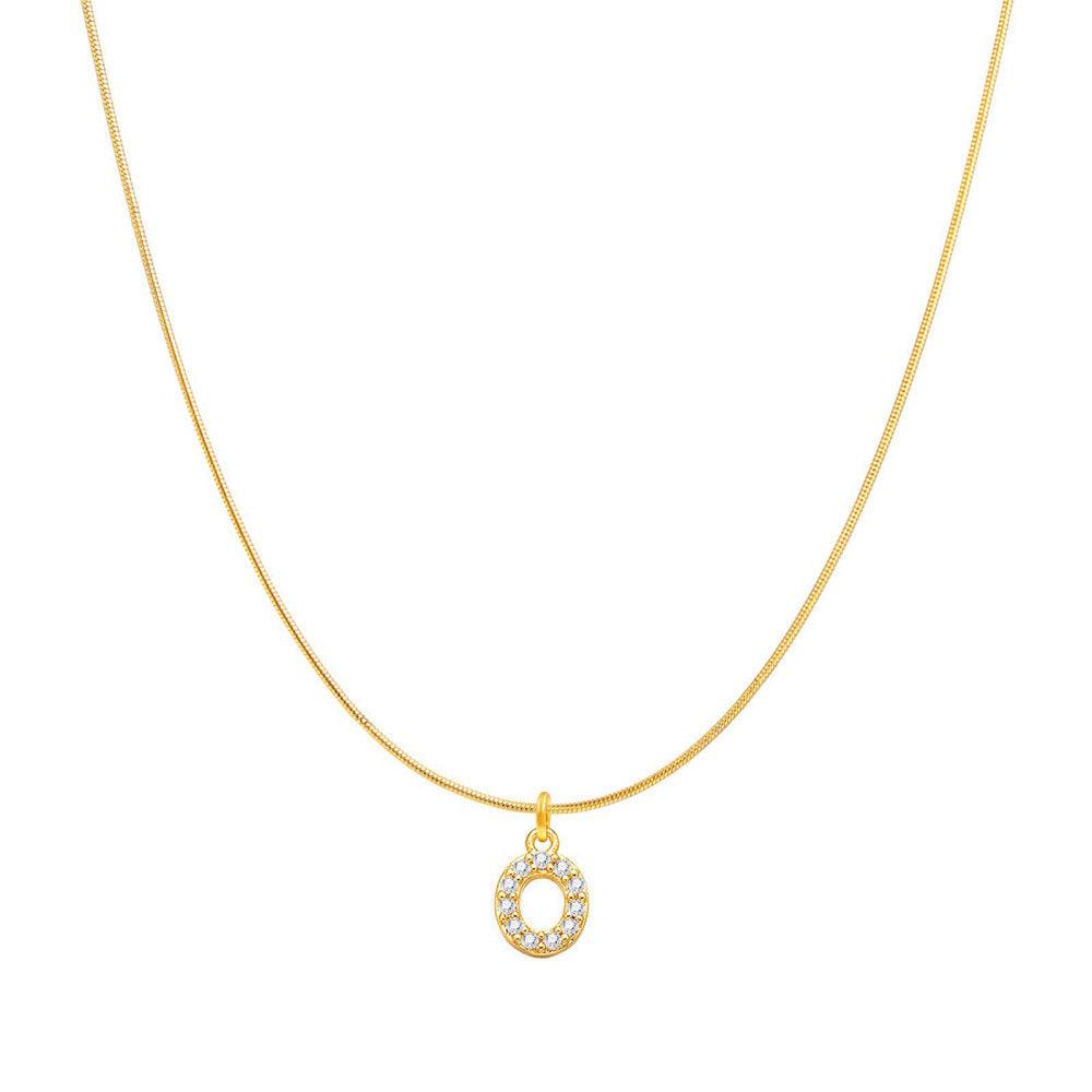 Fashion Personality Round Snake Clavicle Chain Female