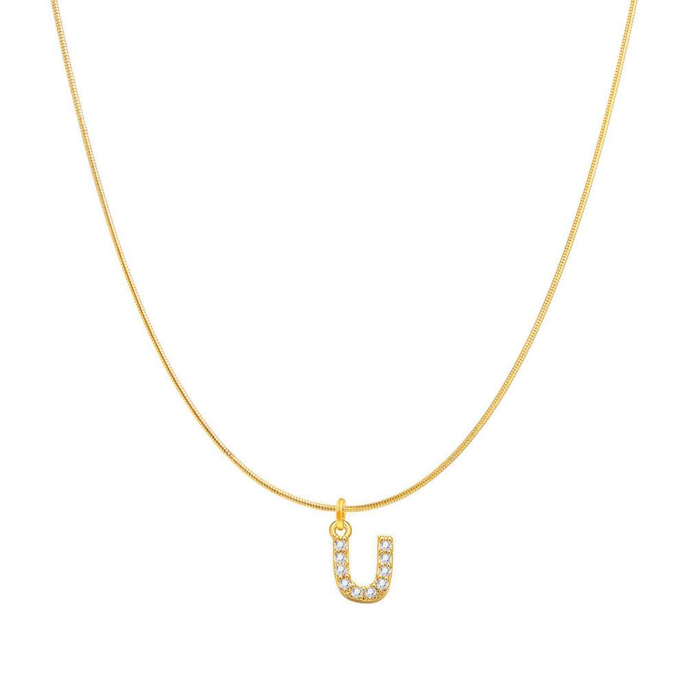 Fashion Personality Round Snake Clavicle Chain Female
