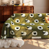 Cat Proof Couch Cover – Extra Large Sofa Cover & Sleeper Slipcover for Scratch Protection - Soft blanket sheep - milk fleece / 130 * 180 cm
