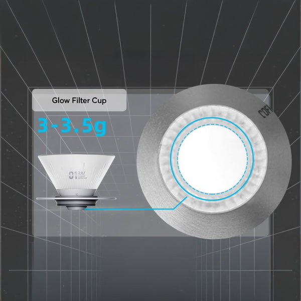 Ray Star Shadow V60 Style Pour Over Coffee Dripper