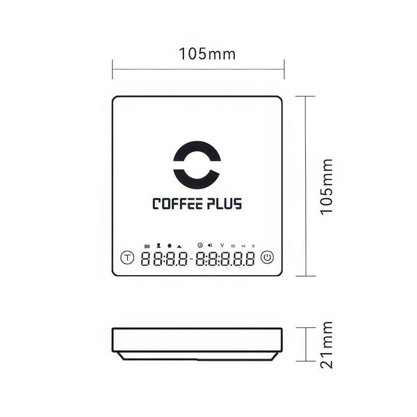 Hand Brew Coffee Scale Mini Smart Timer
