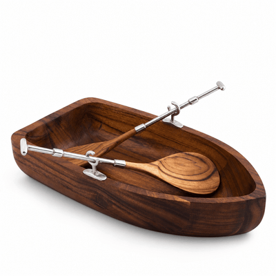 Row Boat Salad Bowl Set