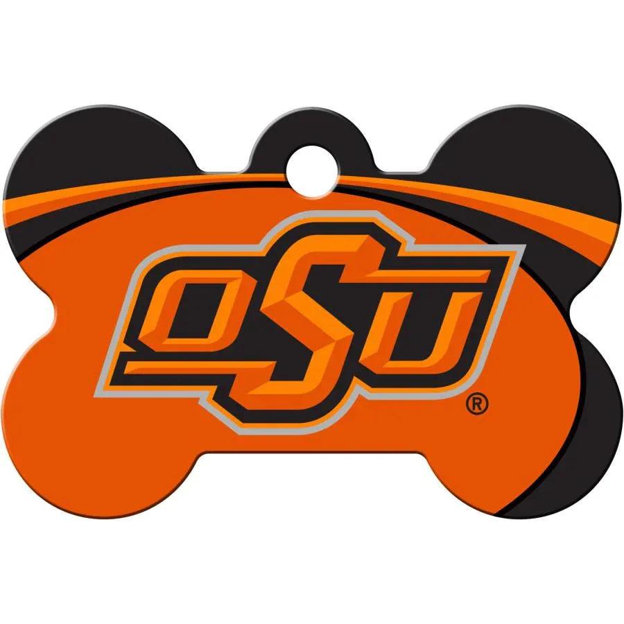 Oklahoma State Cowboys NCAA Pet ID Tag - Large Bone - Gifts for You 'n Me