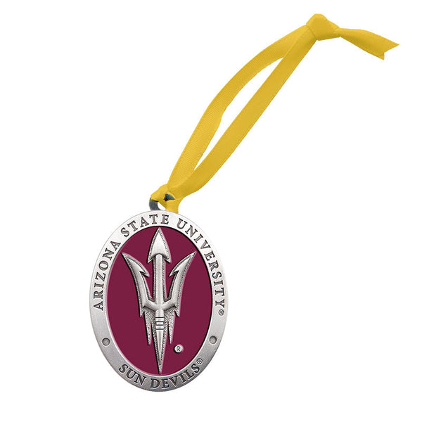 Arizona State University Pitch Fork Logo Ornament Heritage Metalworks, Inc.