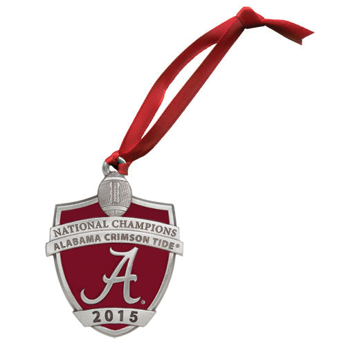 University of Alabama Crimson Tide National Champions 2015 Ornament Heritage Metalworks, Inc.