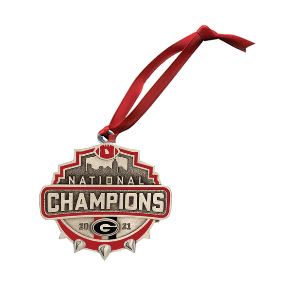 2021 Georgia Official Champion Logo Ornament