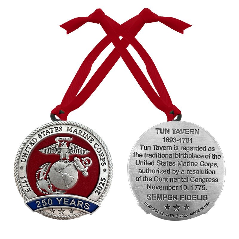 250th Anniversary Marine Corps Ornament