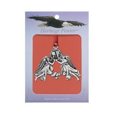 Angel With Books Ornament