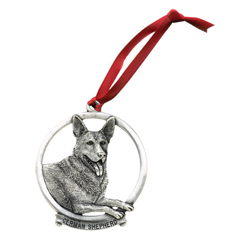 German Shepherd Ornament Heritage Metalworks, Inc.