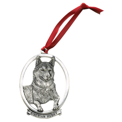 Siberian Husky Ornament Heritage Metalworks, Inc.